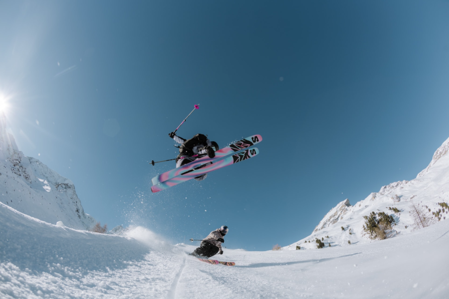 aerial shot of Qst94 in Niseko